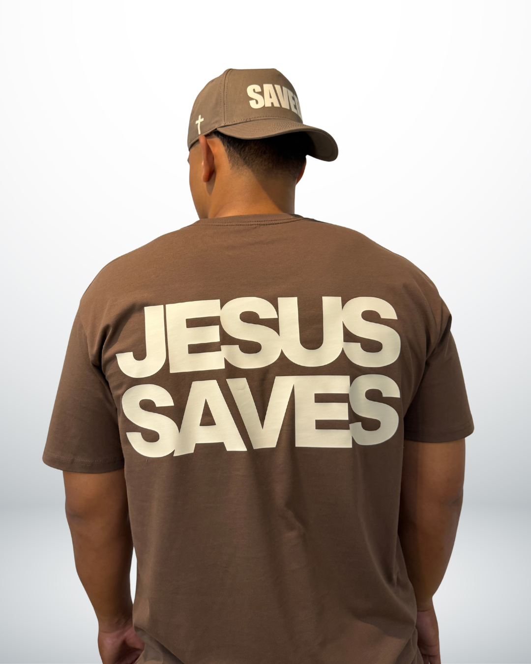 Jesus Saves - Brown